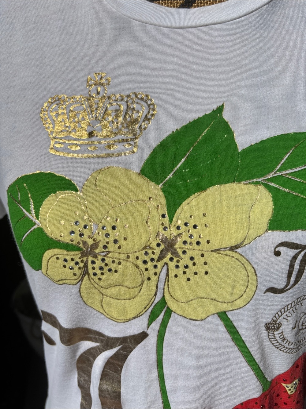 Juicy Couture Rhinestone Top - Picture 2 of 6